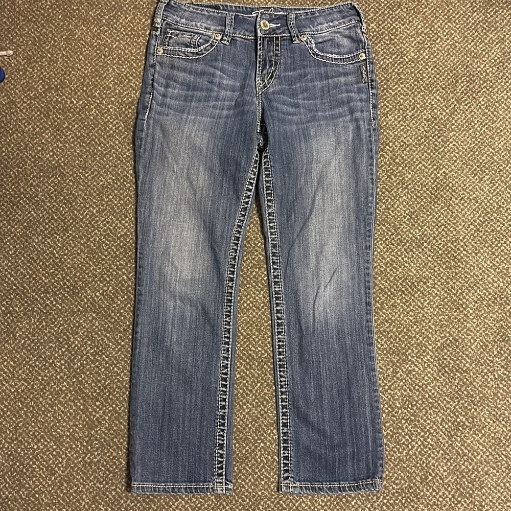 Silver Suki Capris